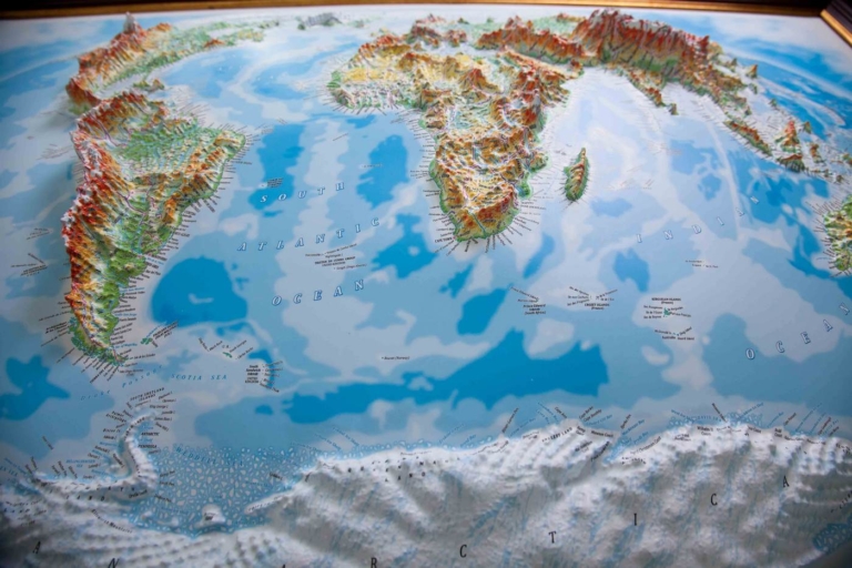 World 3D Map Large | Raised Relief Map by TestPlay | Portfolio