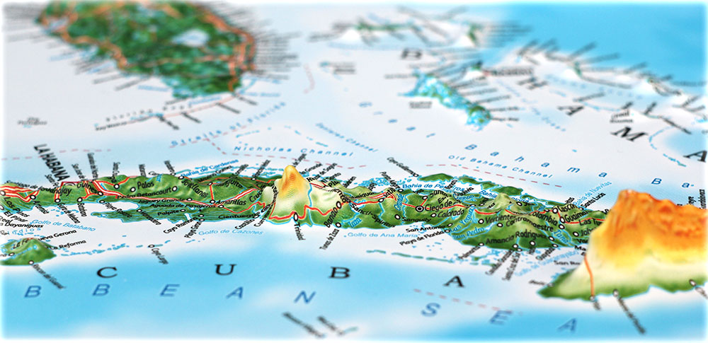 Raised Relief United States 3D Map (Large) by TestPlay - Portfolio