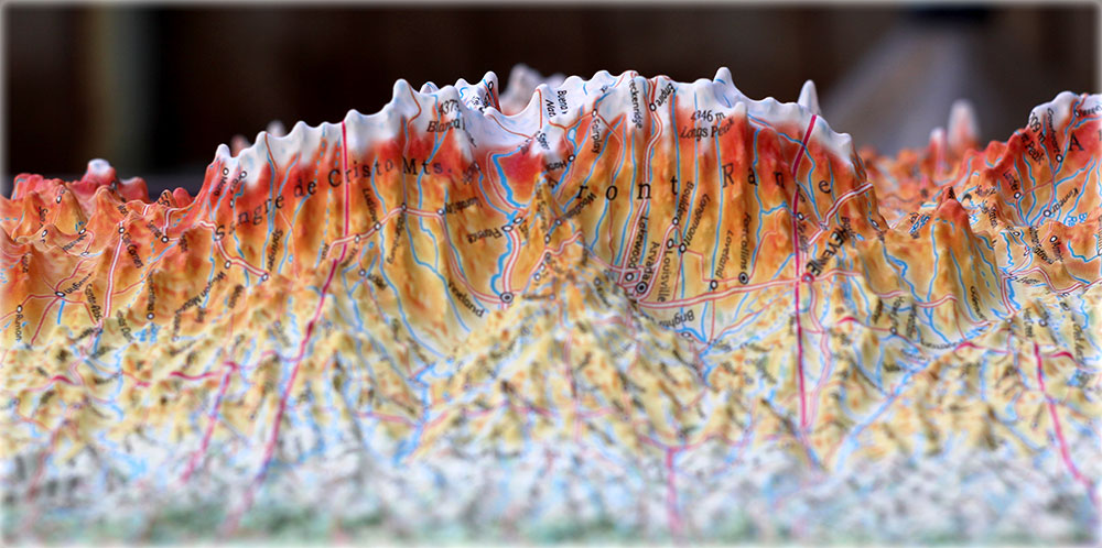 USA 3D Map Large | Raised Relief Map by TestPlay | Portfolio