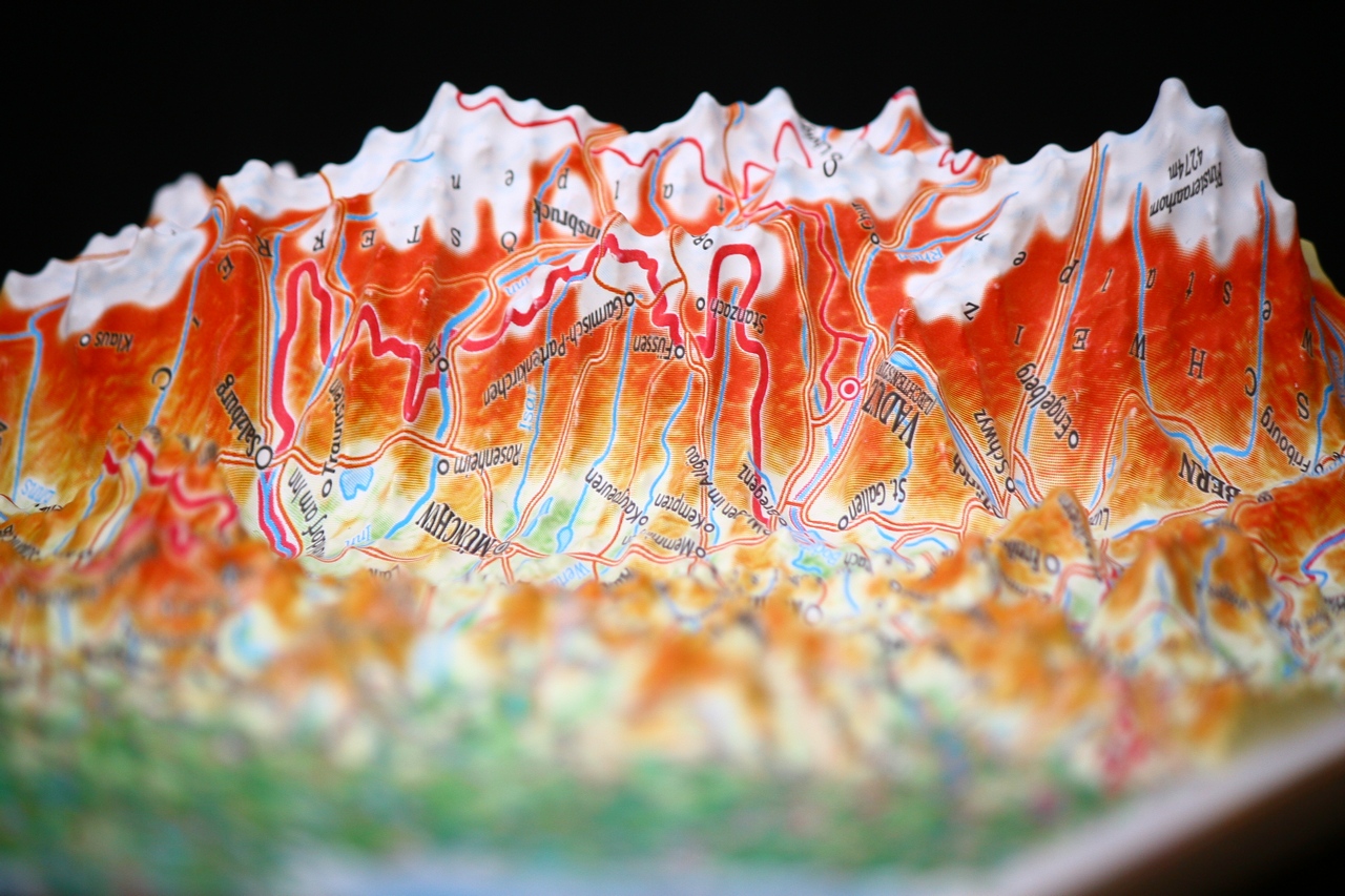 Germany 3D Map Middle | Raised Relief Map by TestPlay | Portfolio