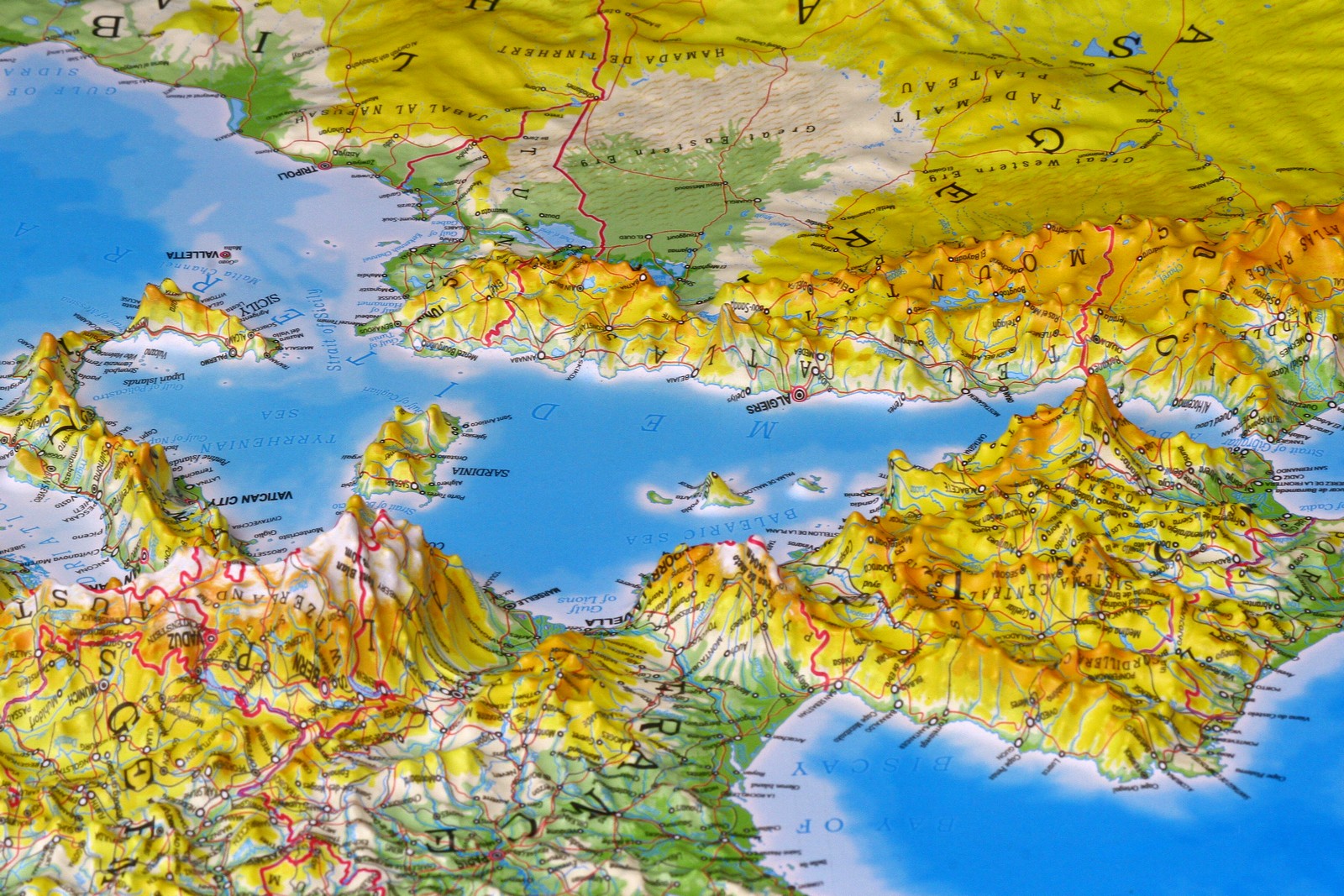 Europe 3D Map Large | Raised Relief Map by TestPlay | Portfolio