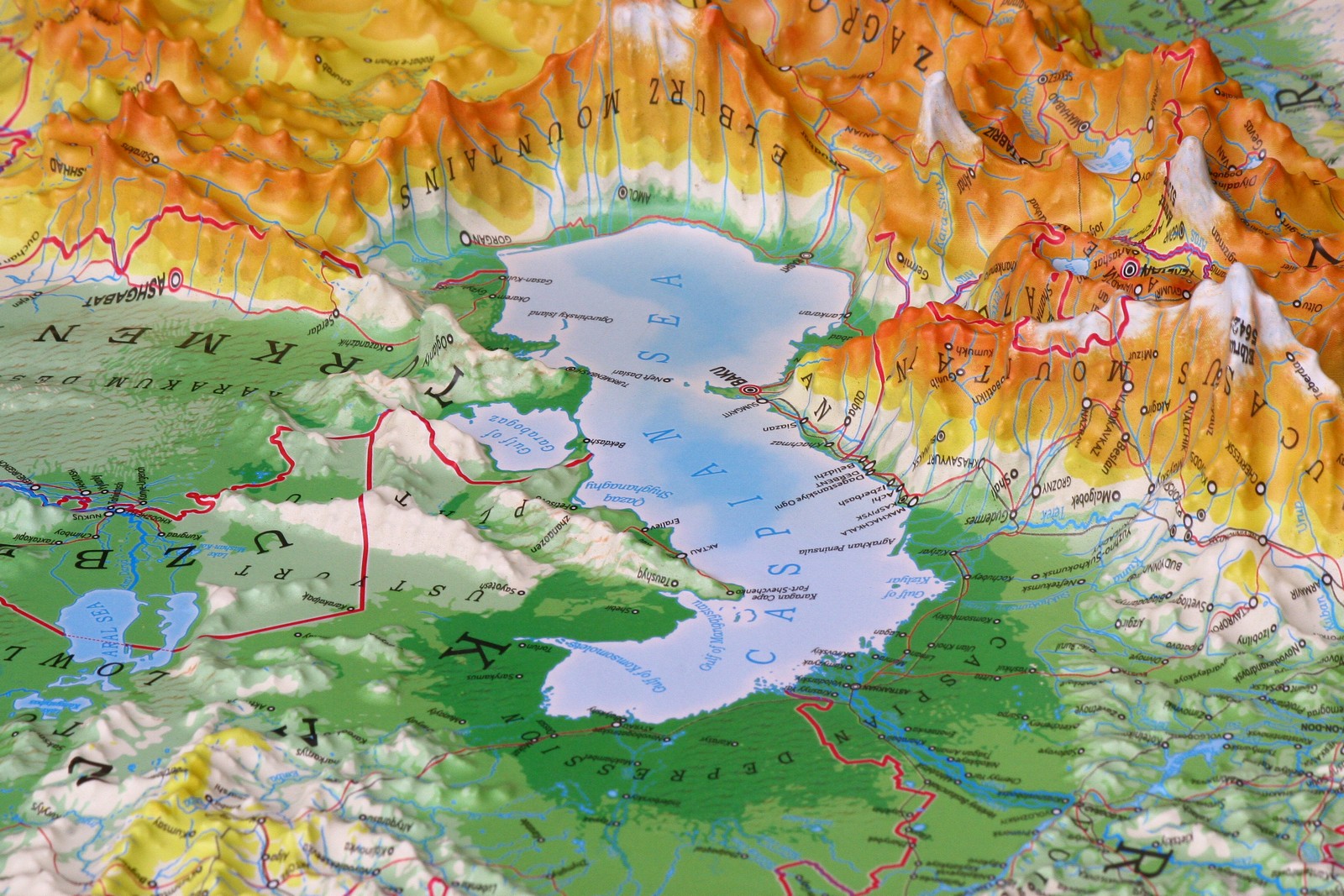 Europe 3D Map Large | Raised Relief Map by TestPlay | Portfolio
