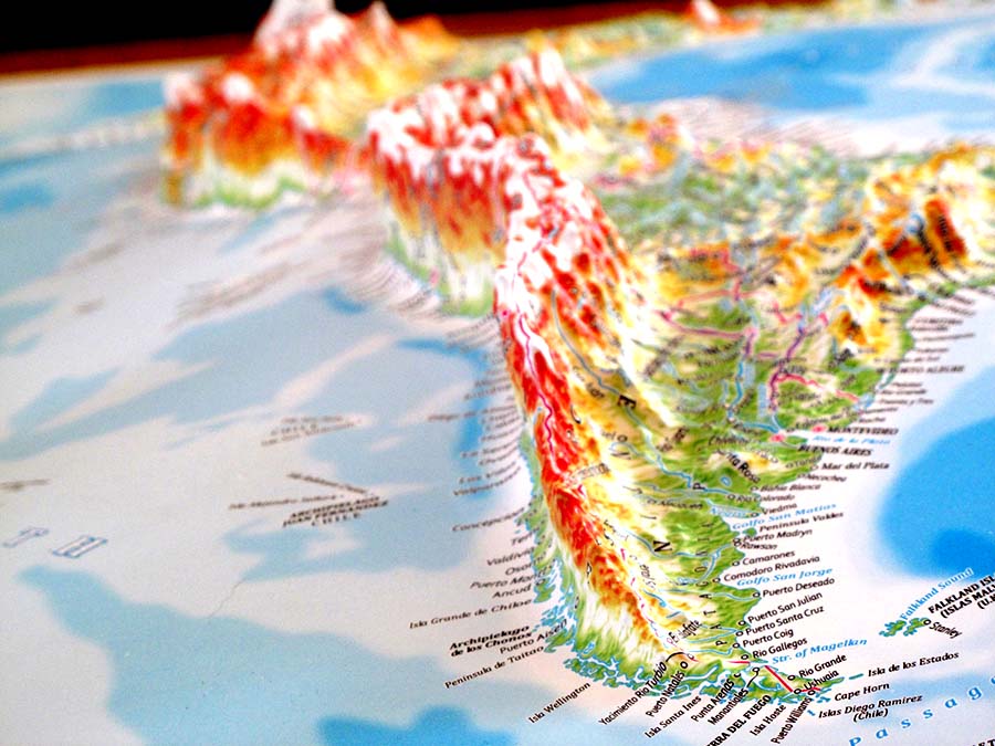 World 3D Map Large | Raised Relief Map by TestPlay | Portfolio
