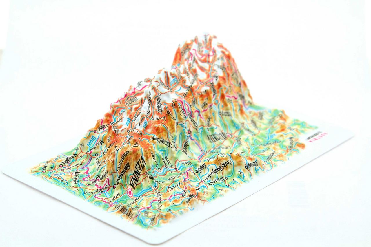 Austria 3D Map Mini | Raised Relief Map by TestPlay | Portfolio 10