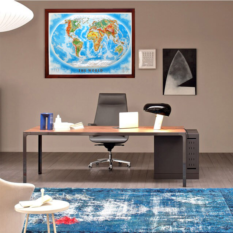 World 3D Map Large | Raised Relief Map by TestPlay | Portfolio