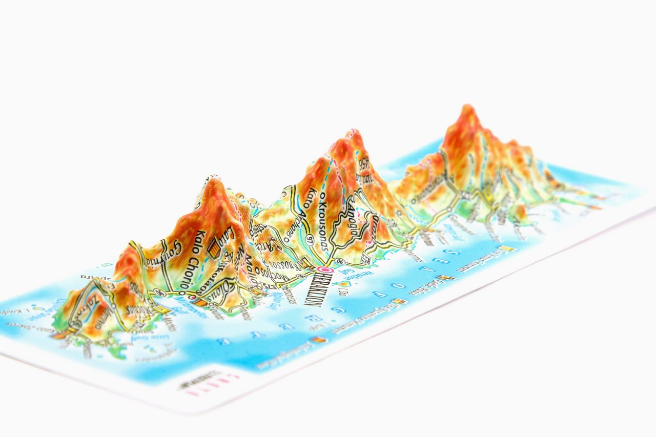 Crete 3D Map Mini | Raised Relief Map by TestPlay | Portfolio
