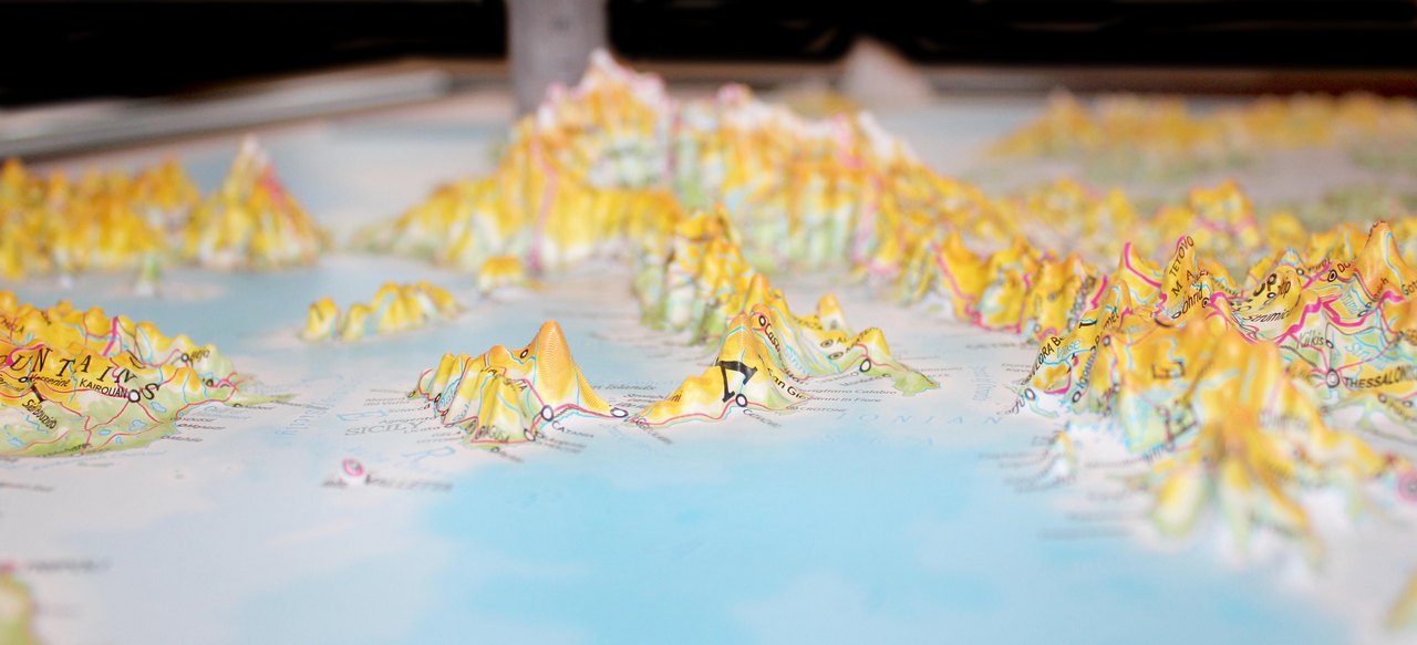 Europe 3D Map Large | Raised Relief Map by TestPlay | Portfolio