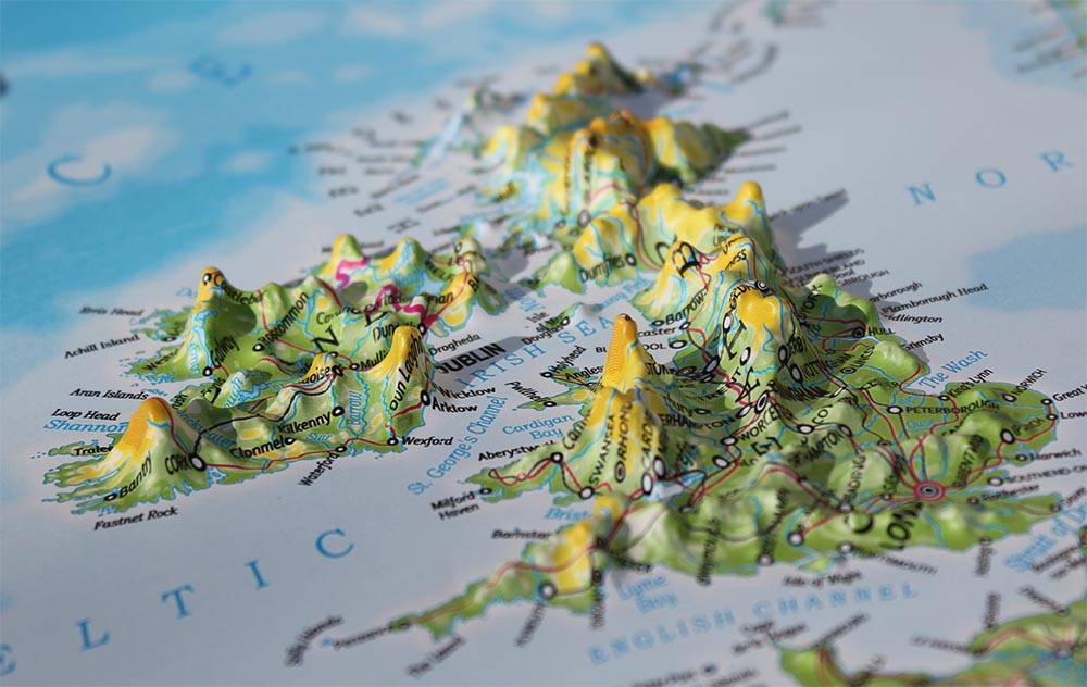 Europe 3D Map Large | Raised Relief Map by TestPlay | Portfolio