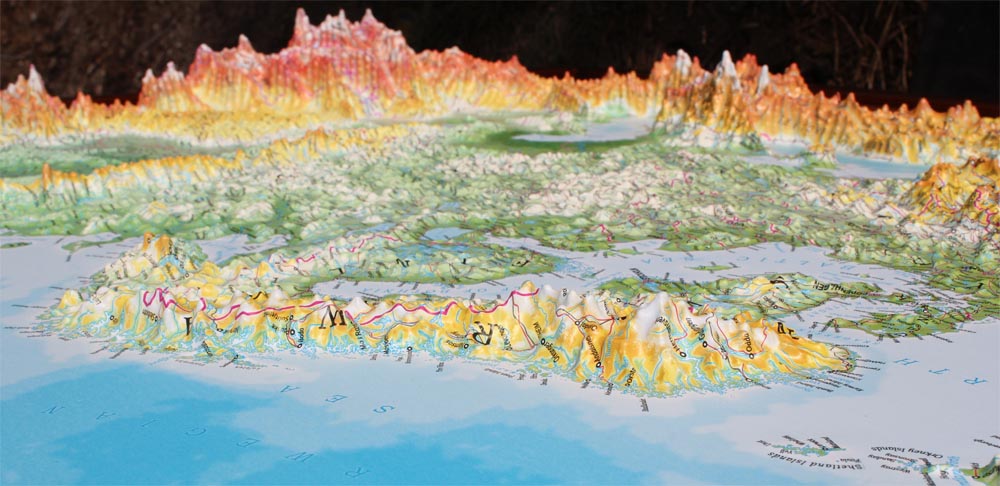 Europe 3D Map Large | Raised Relief Map by TestPlay | Portfolio
