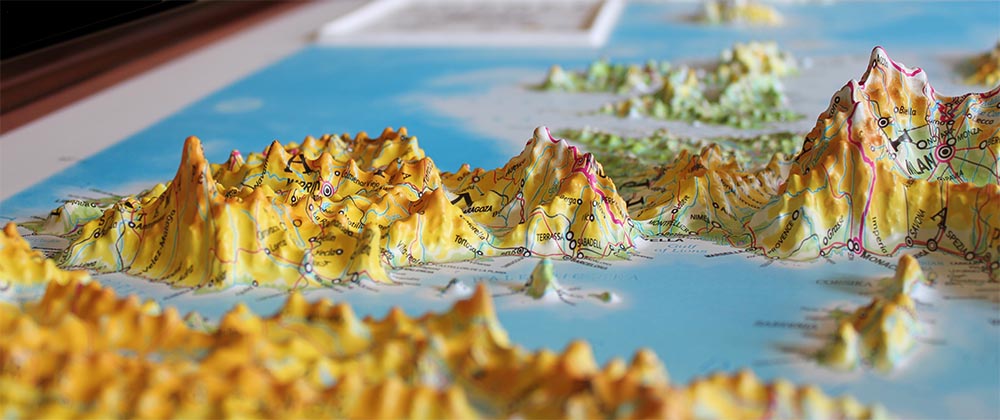 Europe 3D Map Large | Raised Relief Map by TestPlay | Portfolio