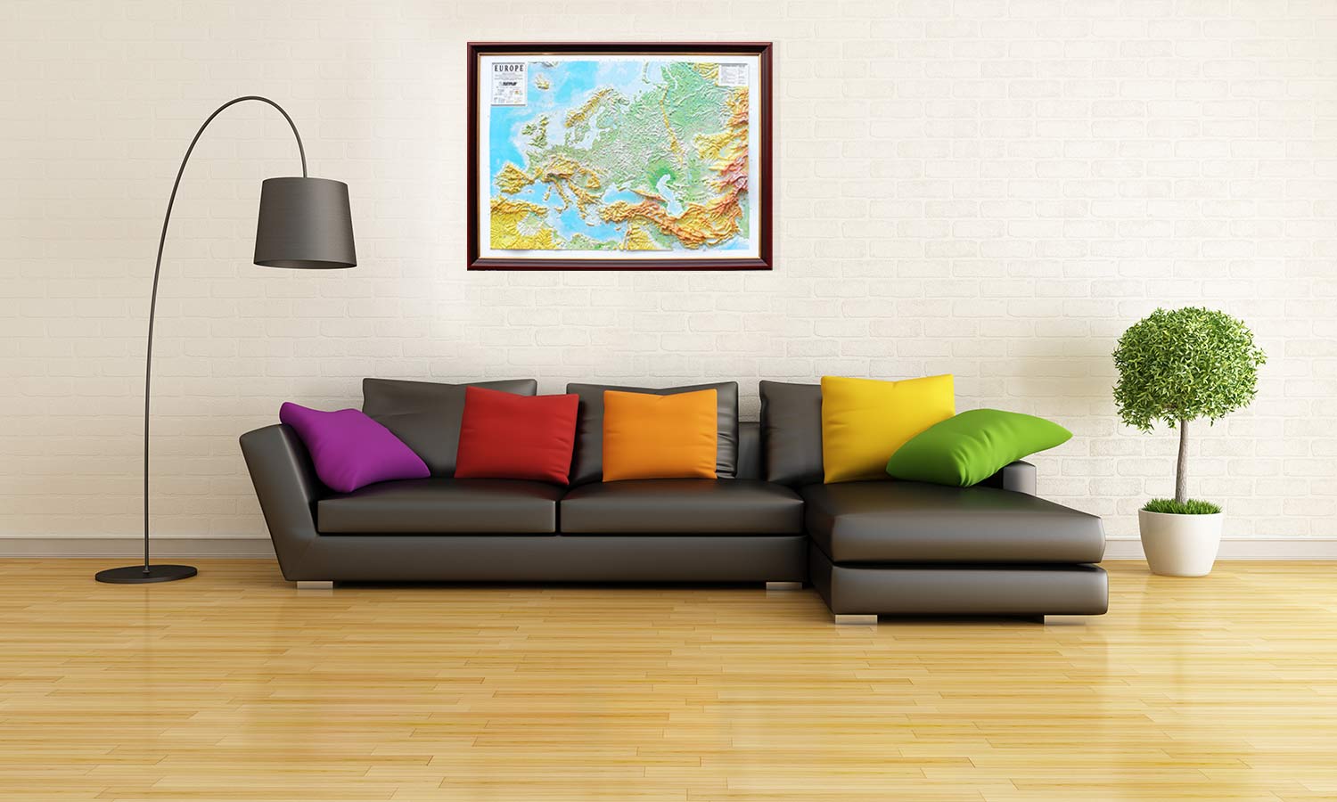 Europe 3D Map Large | Raised Relief Map by TestPlay | Portfolio