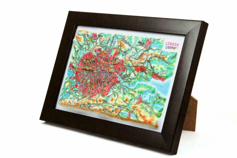London 3D Map Mini | Raised Relief Map by TestPlay | Portfolio