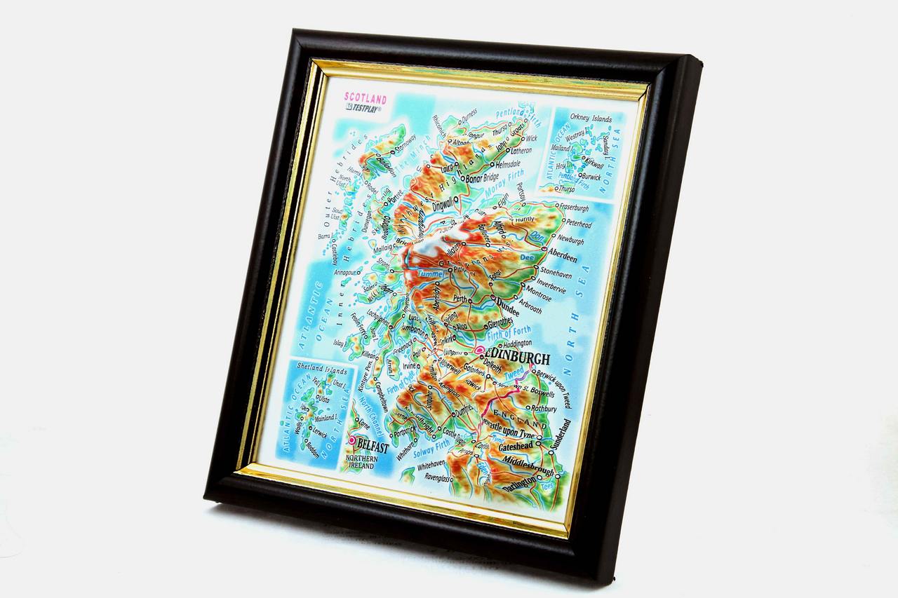 Scotland 3D Map Mini | Raised Relief Map by TestPlay | Portfolio