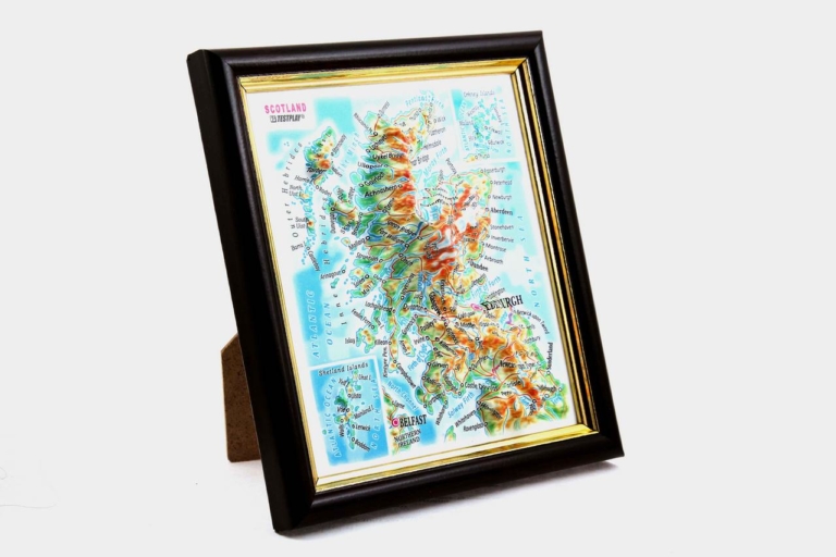 Scotland 3D Map Mini | Raised Relief Map by TestPlay | Portfolio