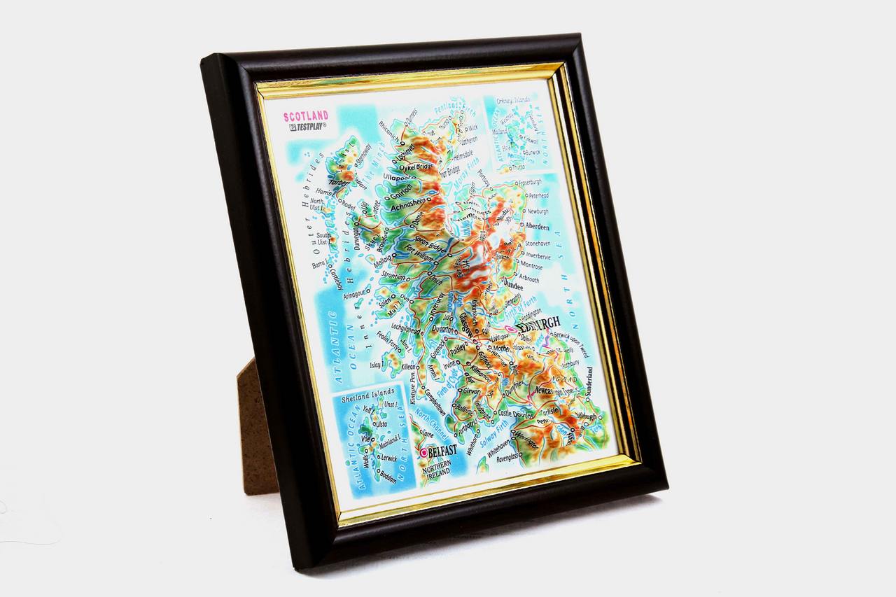 Scotland 3D Map Mini | Raised Relief Map by TestPlay | Portfolio