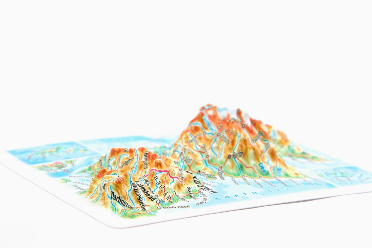 Scotland 3D Map Mini | Raised Relief Map by TestPlay | Portfolio