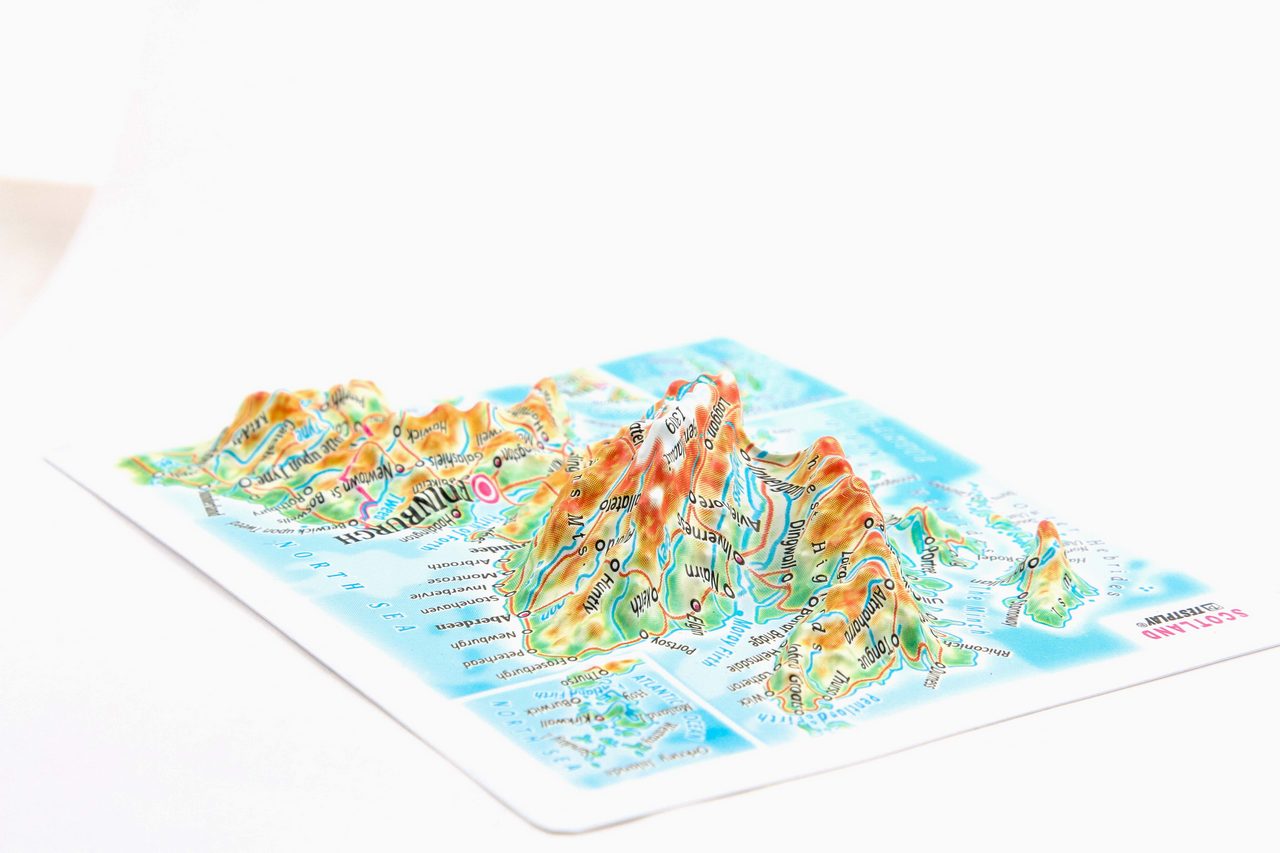 Scotland 3D Map Mini | Raised Relief Map by TestPlay | Portfolio