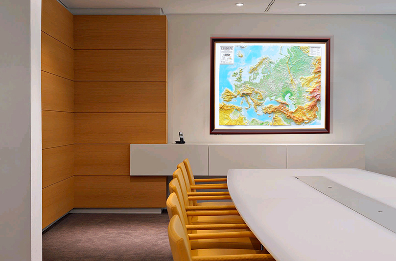 Europe 3D Map Large | Raised Relief Map by TestPlay | Portfolio