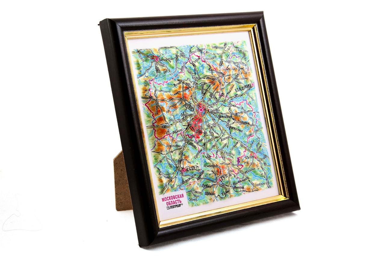 Moscow Oblast 3D Map Mini | Raised Relief Map by TestPlay | Portfolio