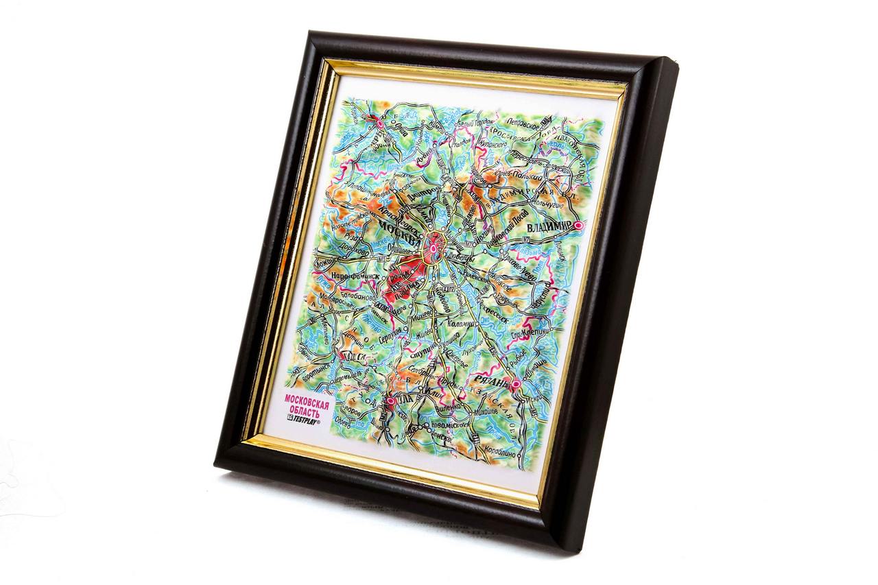Moscow Oblast 3D Map Mini | Raised Relief Map by TestPlay | Portfolio