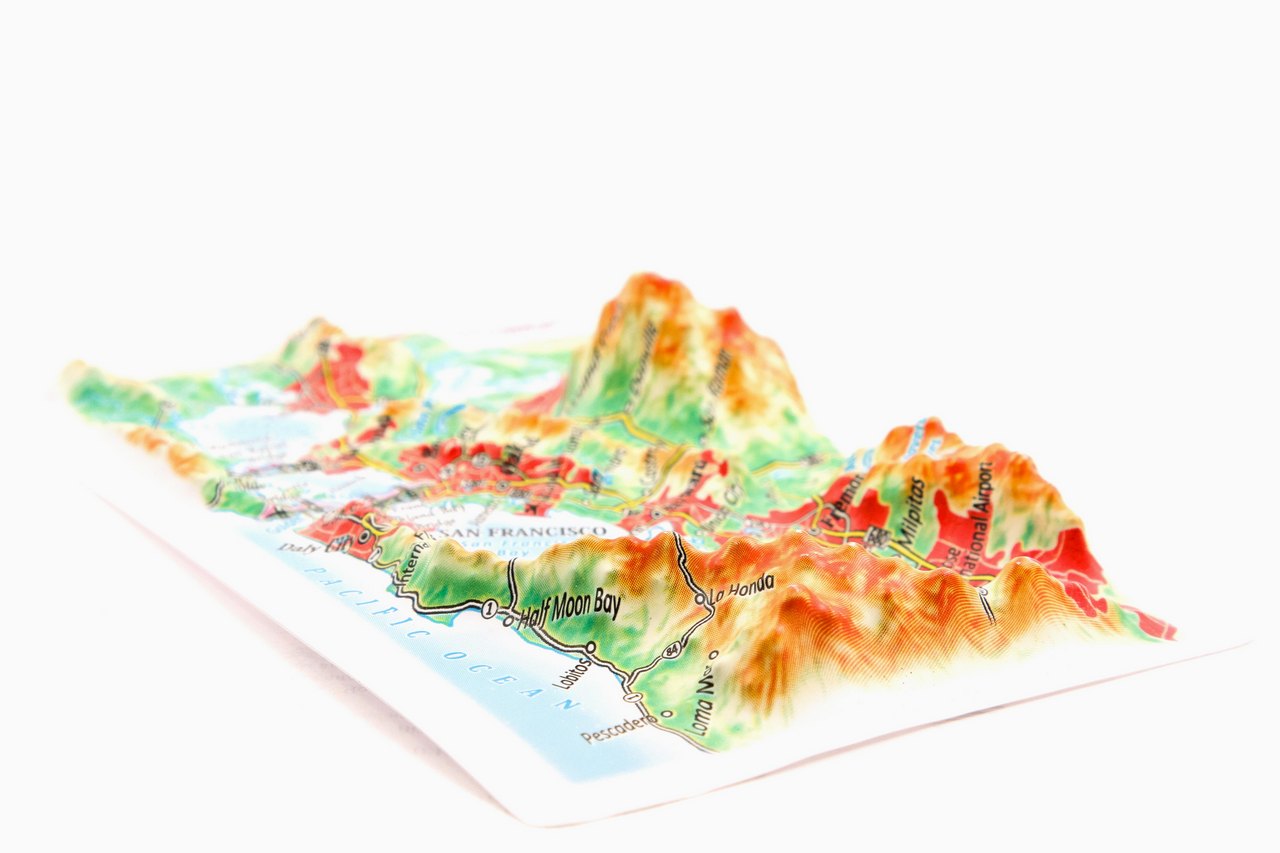 San Francisco 3D Map Mini | Raised Relief Map by TestPlay | Portfolio