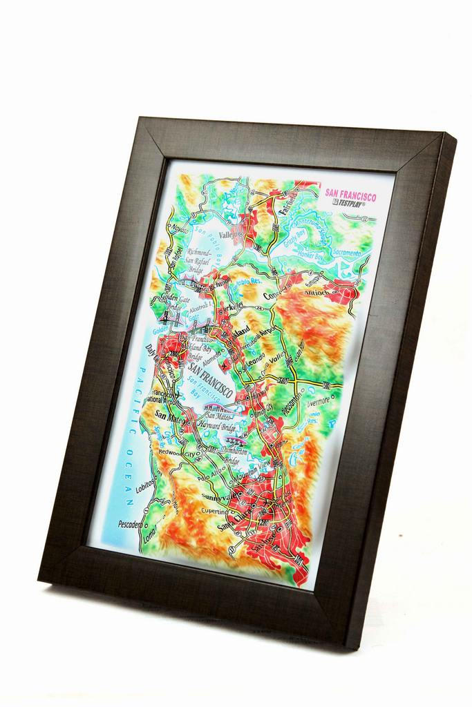 San Francisco 3D Map Mini | Raised Relief Map by TestPlay | Portfolio