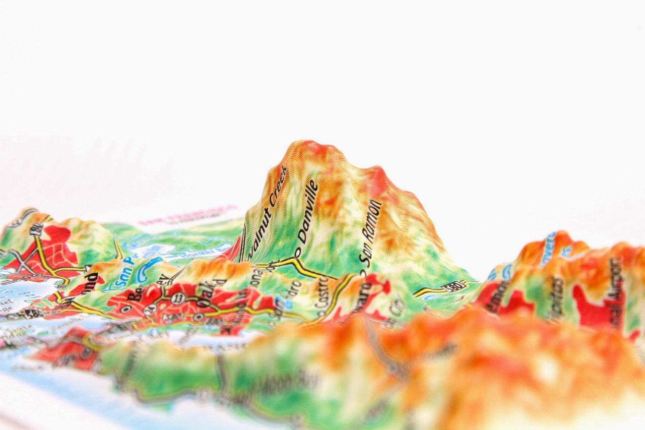 San Francisco 3D Map Mini | Raised Relief Map by TestPlay | Portfolio