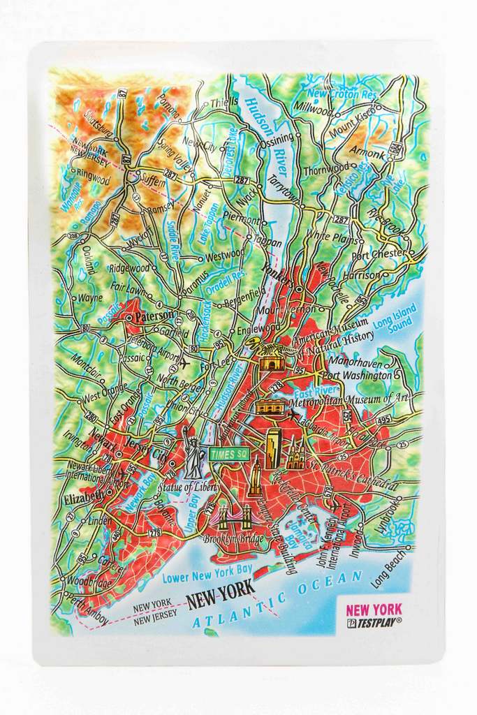 New York (city) 3D Map Mini | Raised Relief Map by TestPlay | Portfolio