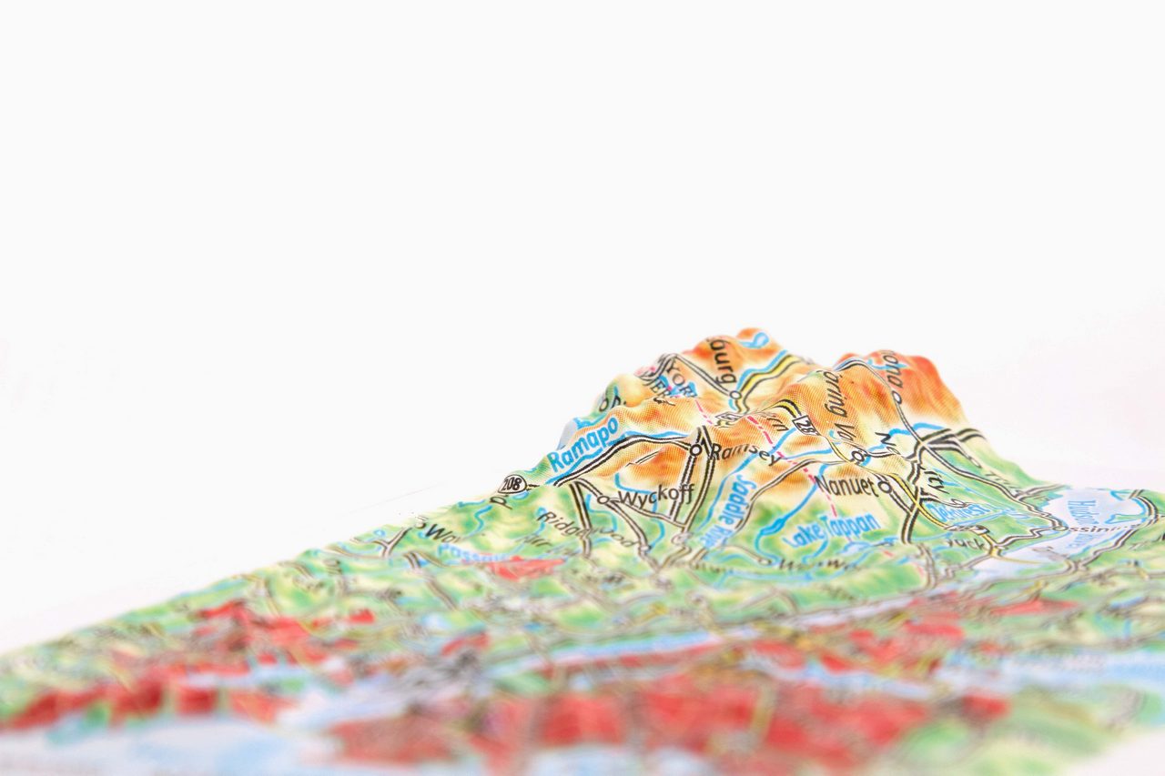 New York (city) 3D Map Mini | Raised Relief Map by TestPlay | Portfolio