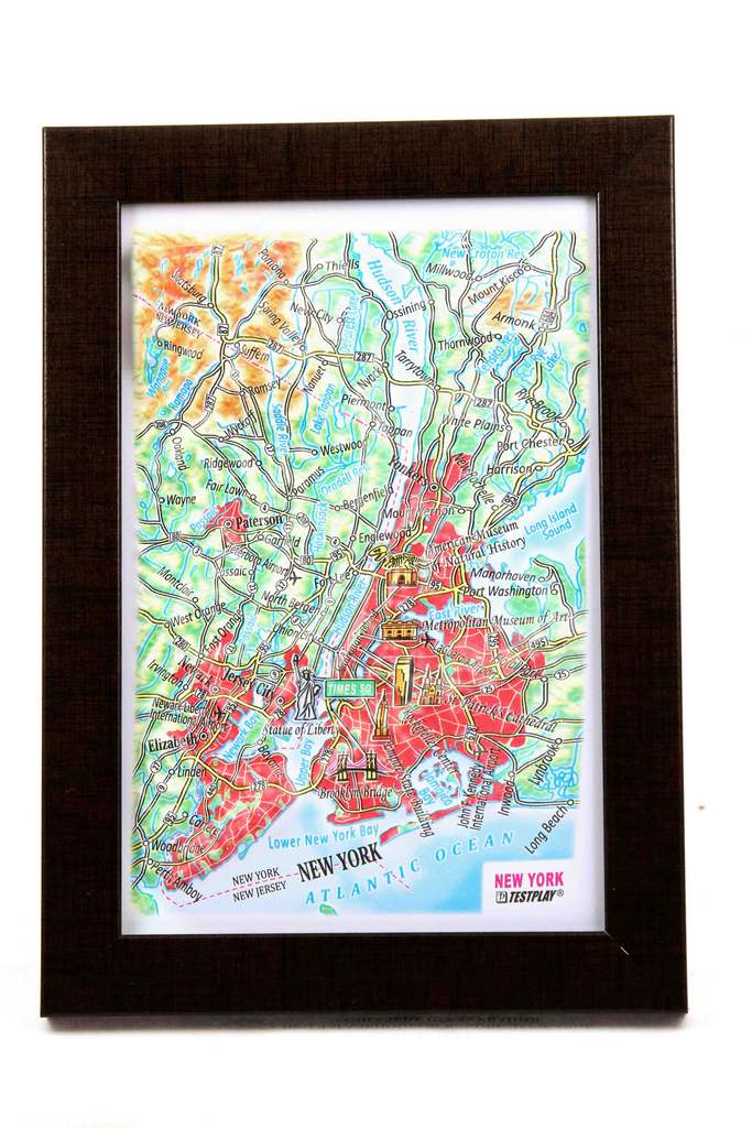New York (city) 3D Map Mini | Raised Relief Map by TestPlay | Portfolio