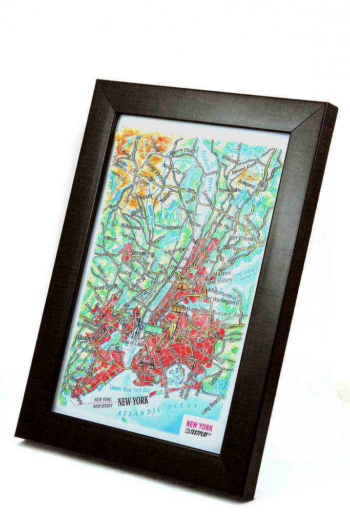 New York (city) 3D Map Mini | Raised Relief Map by TestPlay | Portfolio