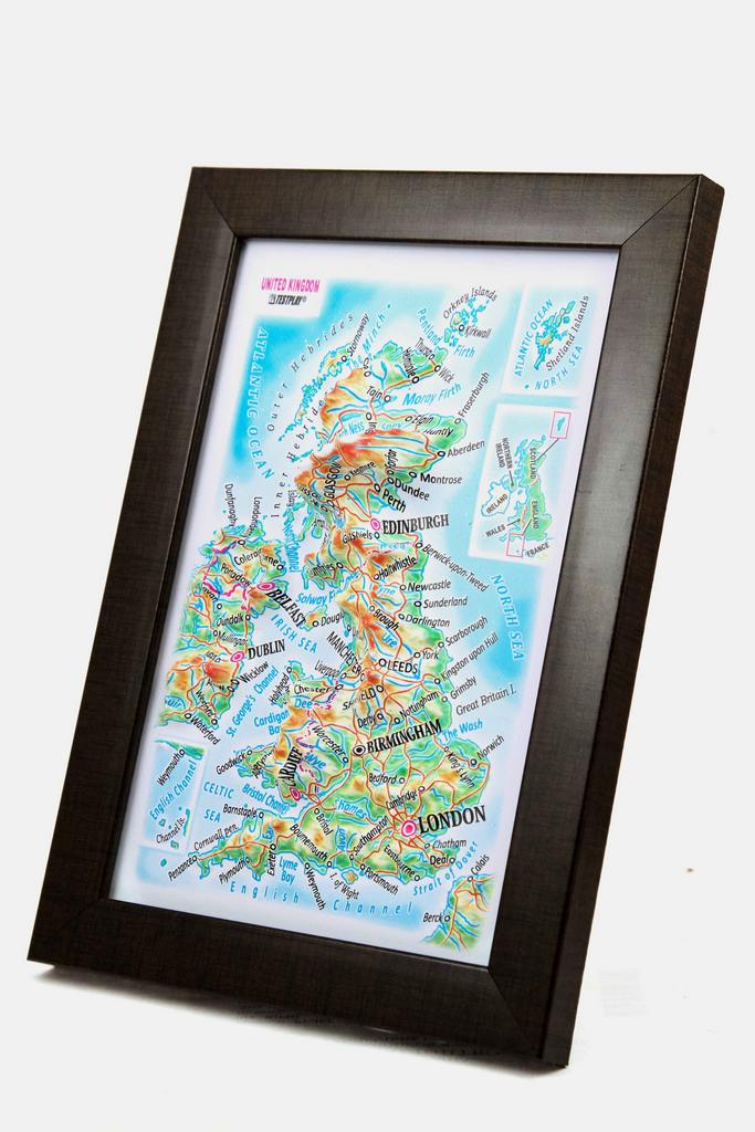 United Kingdom 3D Map Mini | Raised Relief Map by TestPlay | Portfolio