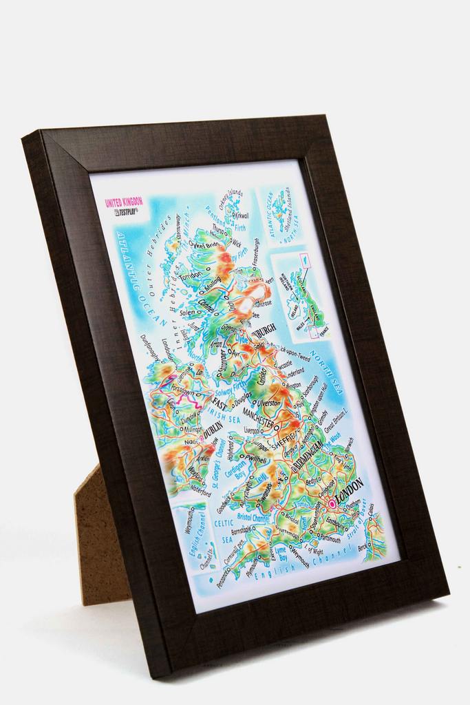 United Kingdom 3D Map Mini | Raised Relief Map by TestPlay | Portfolio
