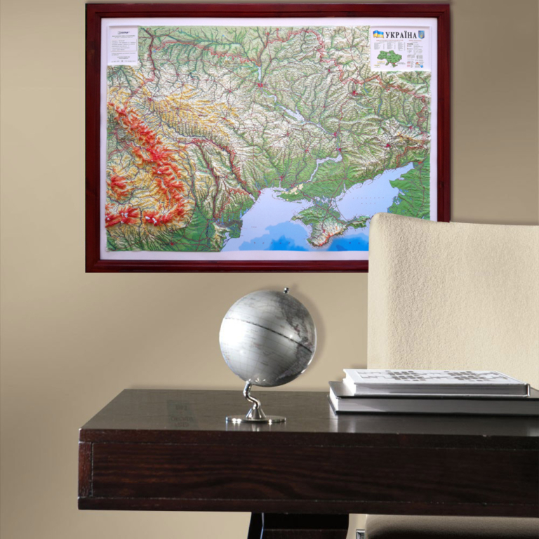 Ukraine 3D Map Large | Raised Relief Map by TestPlay | Portfolio