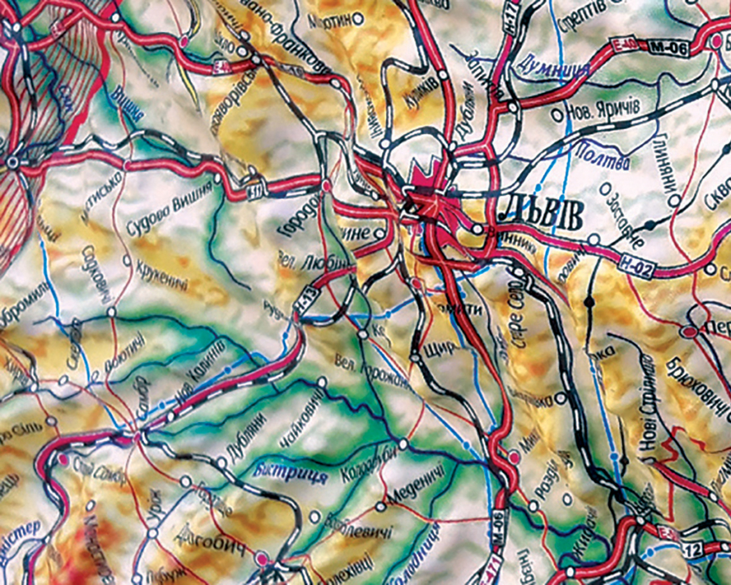 Ukraina 3D Map Large | Raised Relief Map by TestPlay | Portfolio