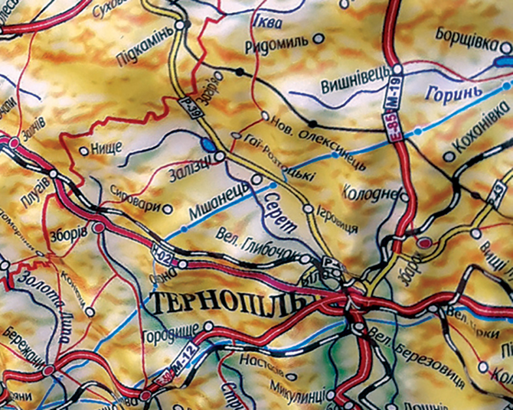 Ukraina 3D Map Large | Raised Relief Map by TestPlay | Portfolio