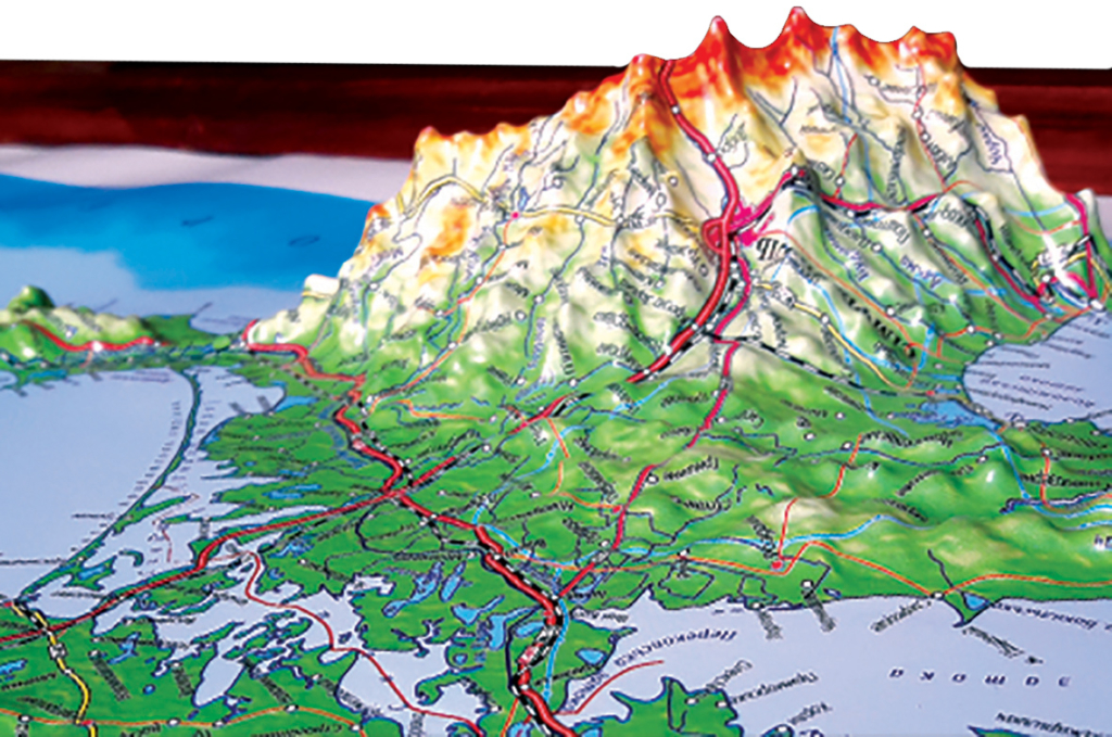 Ukraina 3D Map Large | Raised Relief Map by TestPlay | Portfolio