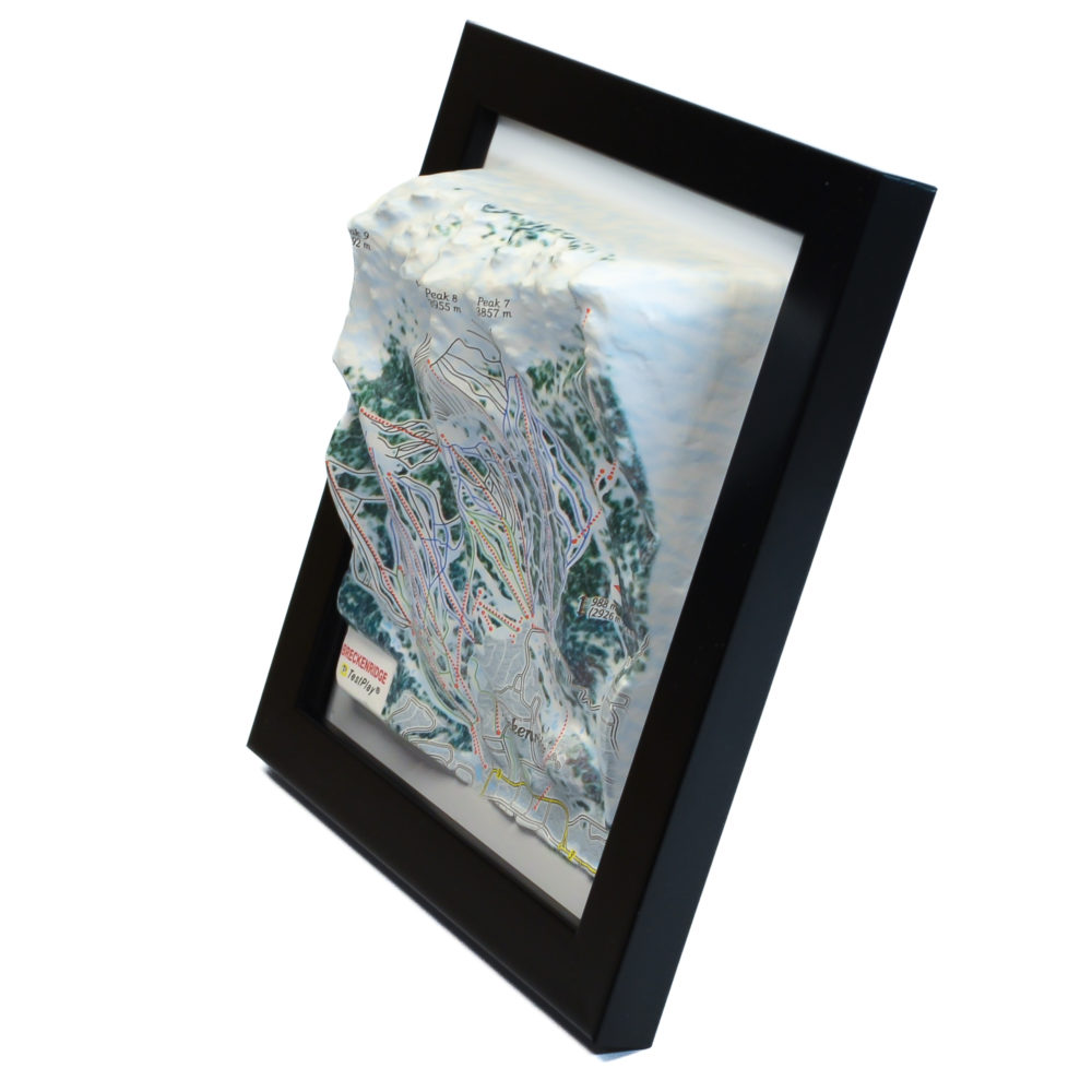 Breckenridge 3D Ski Map by TestPlay - Souvenir, Keepsake, Decor