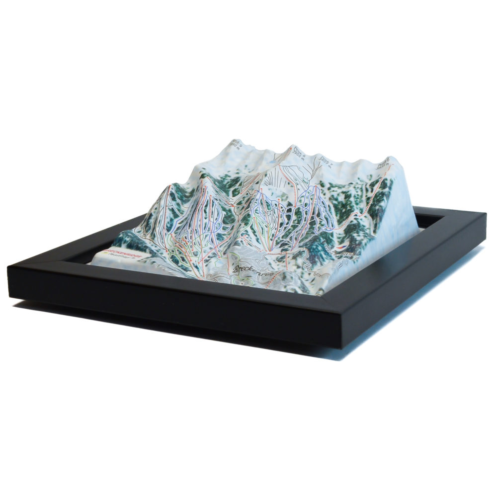 Breckenridge 3D Ski Map by TestPlay - Souvenir, Keepsake, Decor