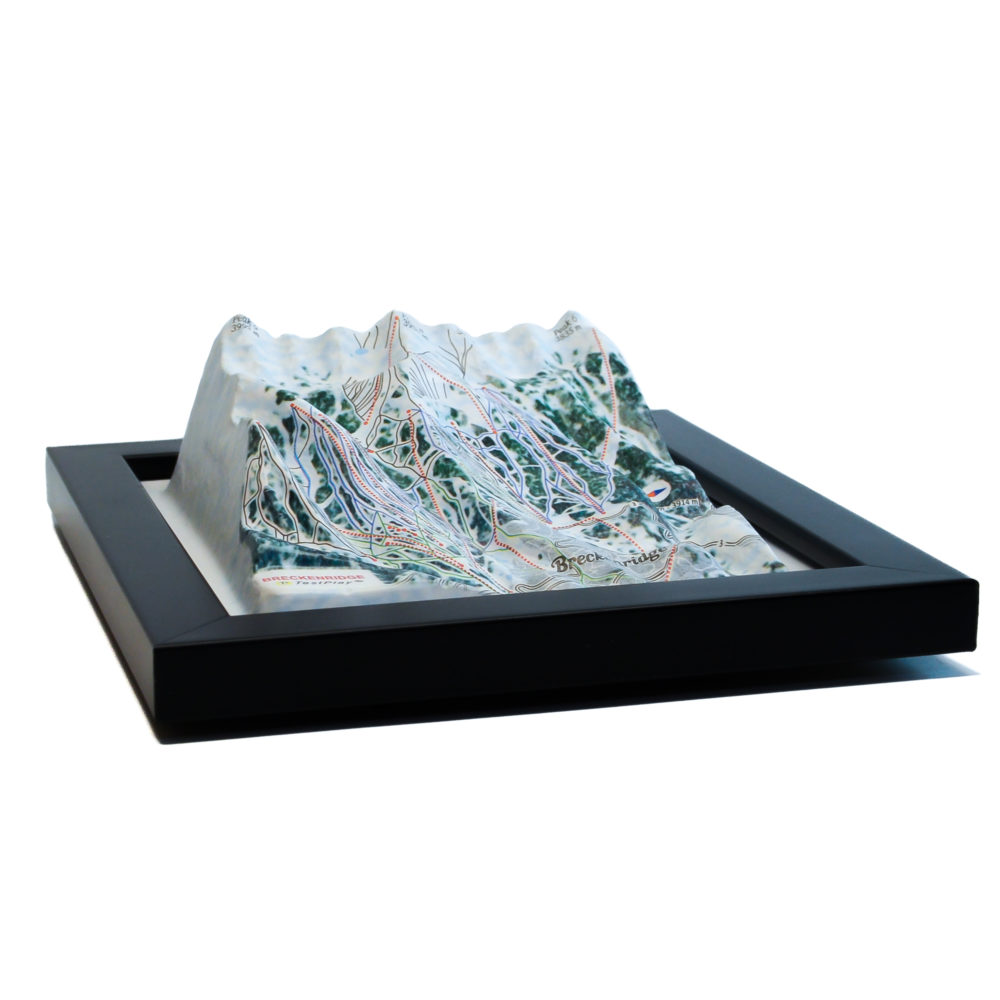 Breckenridge 3D Ski Map by TestPlay - Souvenir, Keepsake, Decor