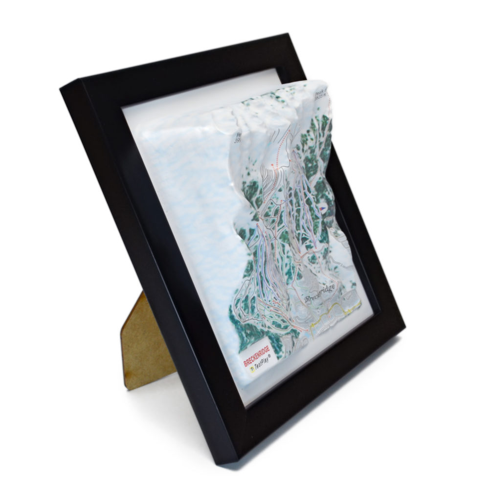 Breckenridge 3D Ski Map by TestPlay - Souvenir, Keepsake, Decor