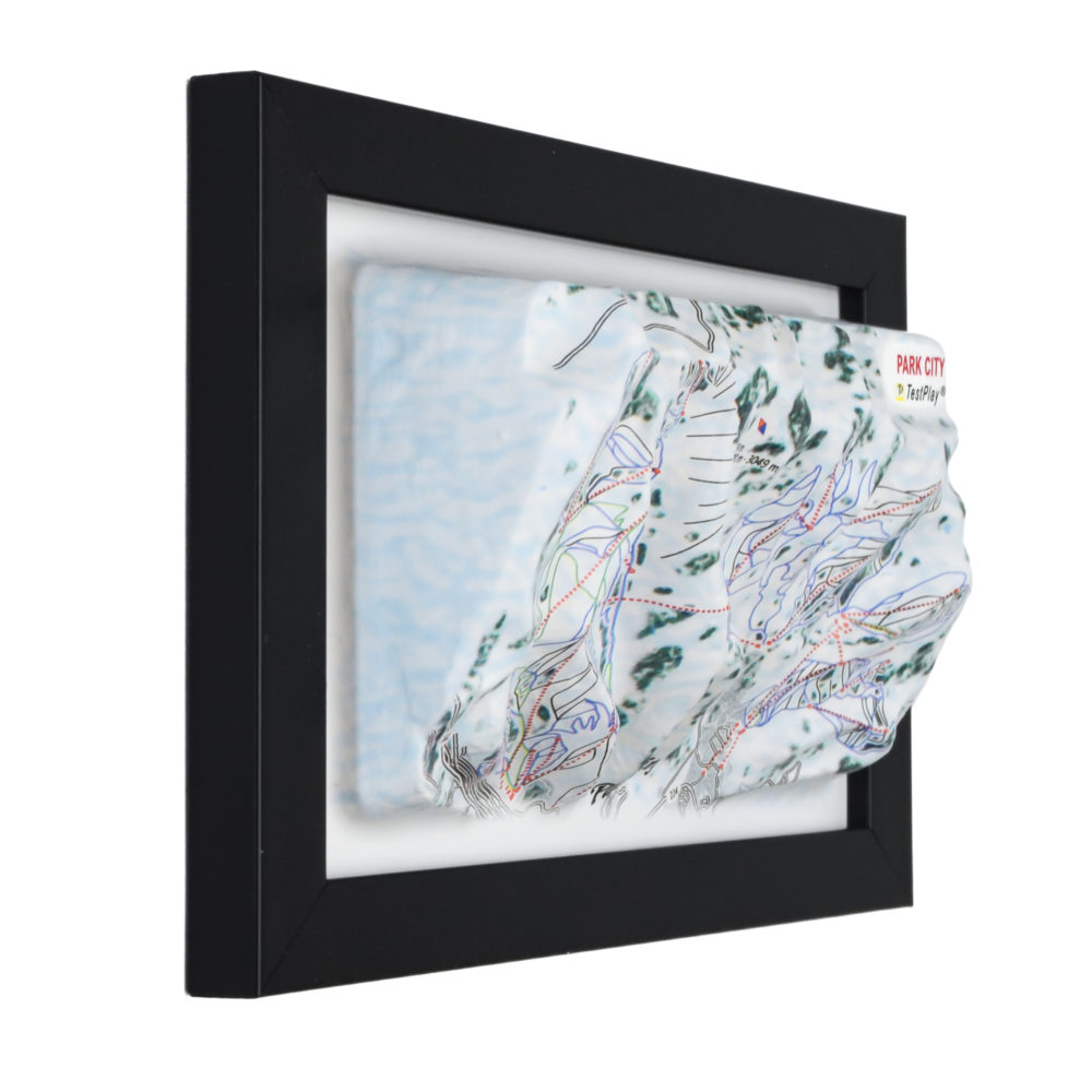 Park City 3D Ski Map by TestPlay - Souvenir, Keepsake, Decor