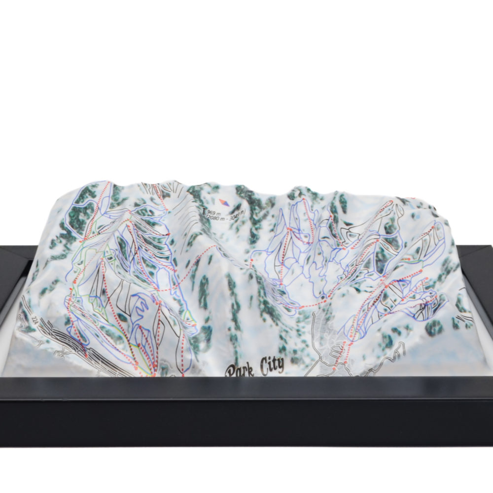 Park City 3D Ski Map by TestPlay - Souvenir, Keepsake, Decor