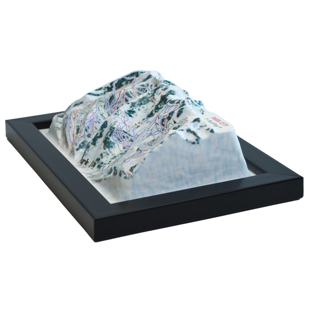 Park City 3D Ski Map by TestPlay - Souvenir, Keepsake, Decor
