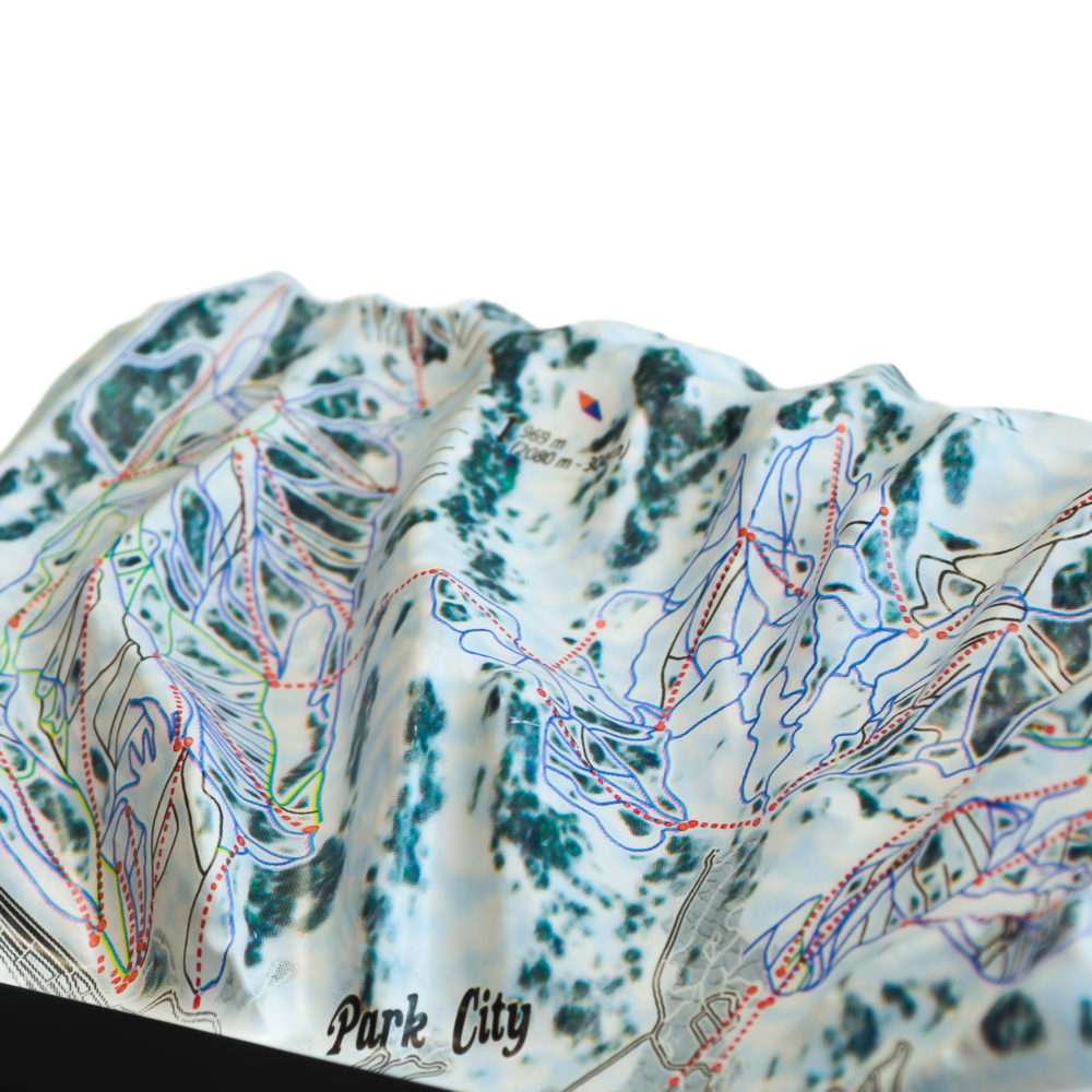 Park City 3D Ski Map by TestPlay - Souvenir, Keepsake, Decor