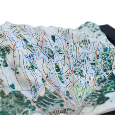 Jackson Hole 3D Ski Map by TestPlay - Souvenir, Keepsake, Decor