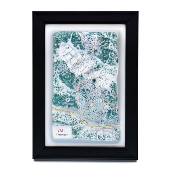 Vail 3D Ski Map by TestPlay - Souvenir, Keepsake, Decor