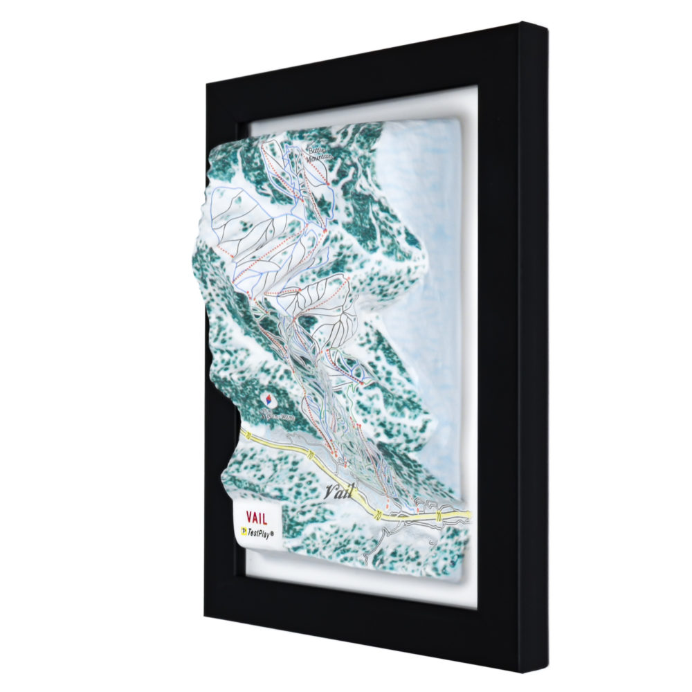 Vail 3D Ski Map by TestPlay - Souvenir, Keepsake, Decor