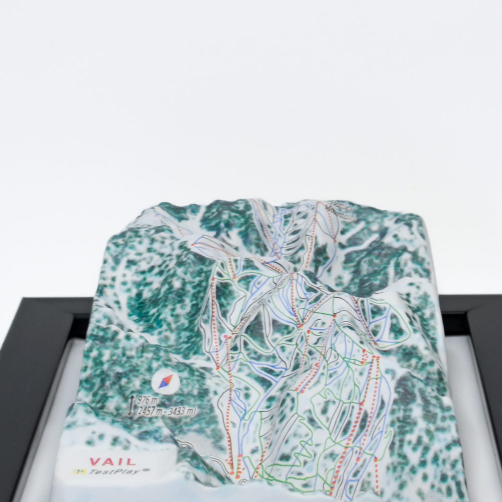Vail 3D Ski Map by TestPlay - Souvenir, Keepsake, Decor