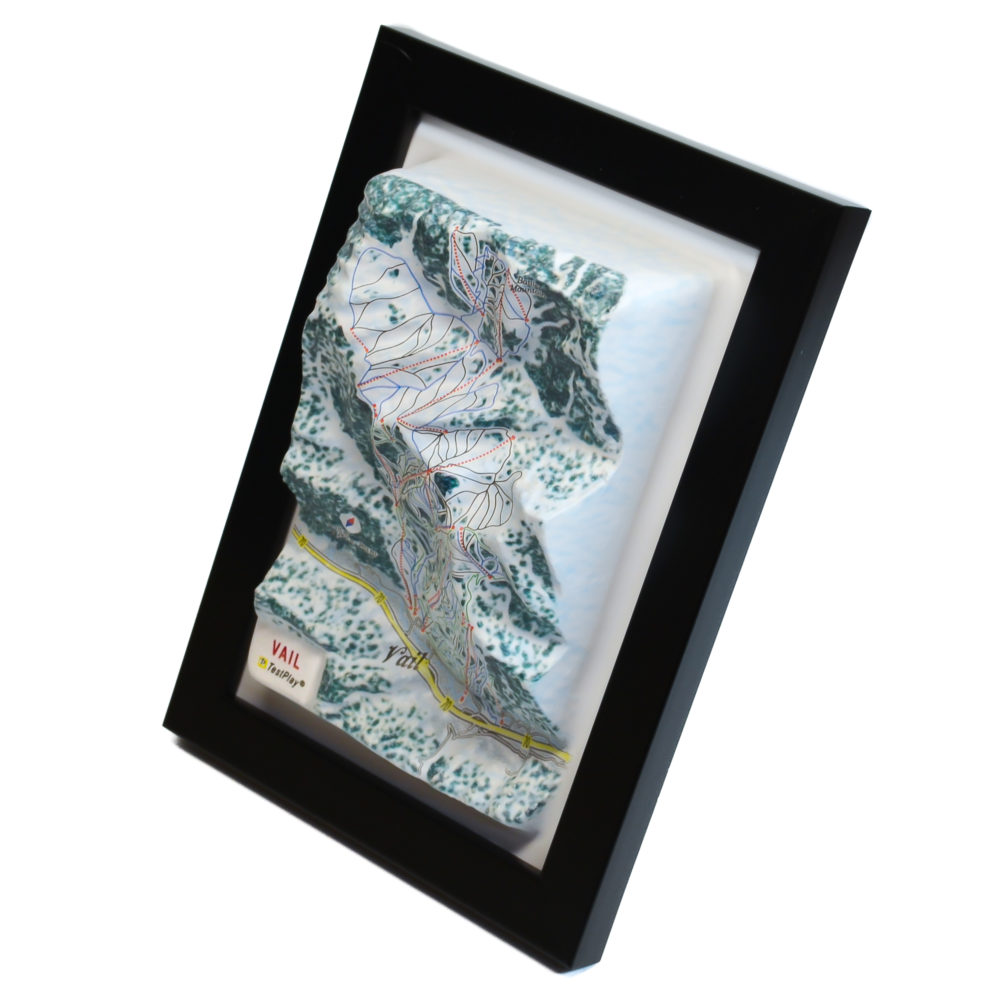 Vail 3D Ski Map by TestPlay - Souvenir, Keepsake, Decor